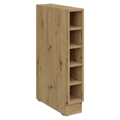 Spodní policová skříňka, dub artisan, FRISBO/ARSANY 15 D OTW BB