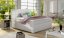 Kontinentální postel Boxspring LUCIE bílá ekokůže - Vyberte rozměry: 160  x 200 cm