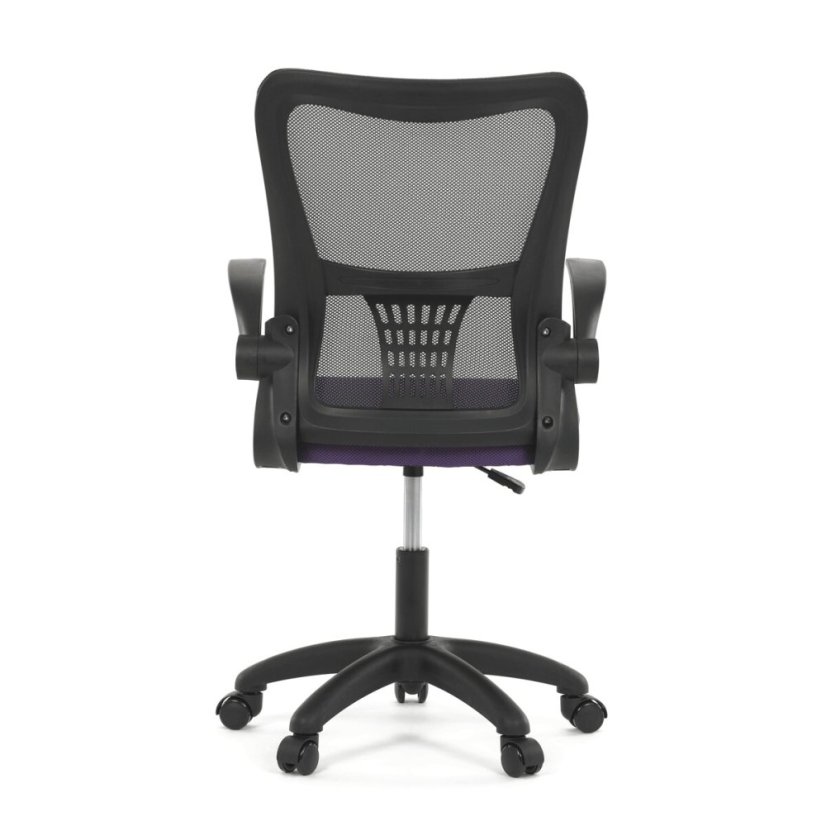 Dětská židle, houpací mechanismus, fialová síťovina, KA-K2006 PUR