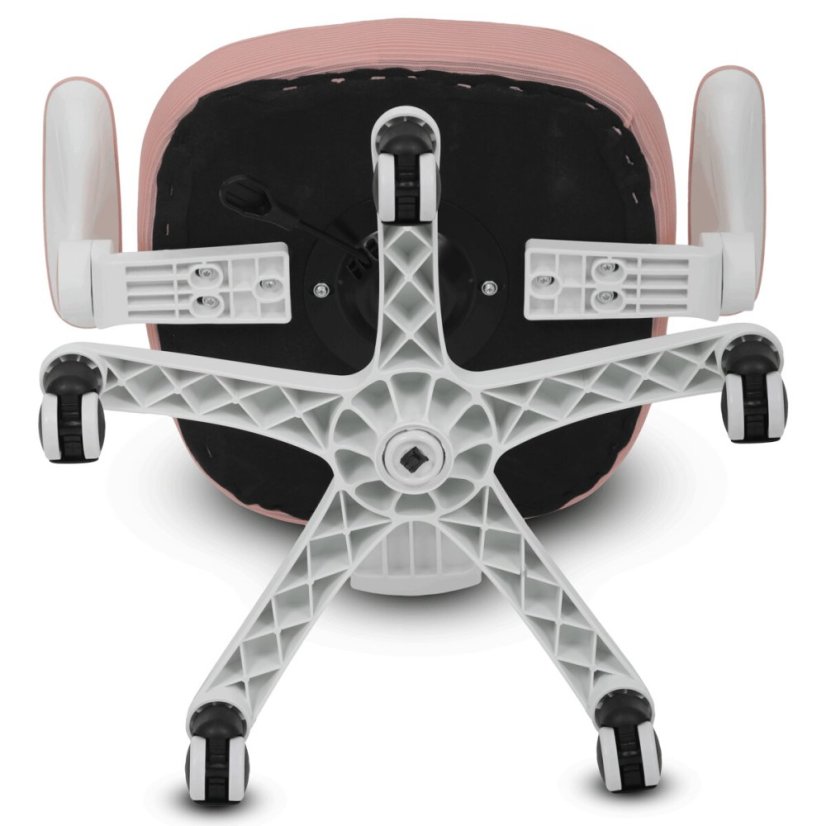 Dětská židle, výškově nastavitelná, růžová síťovina, KA-K1063 PINK