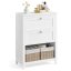 Koupelnová skříňka 60x30x80cm, mdf, bílá, AUK-E1054 WT