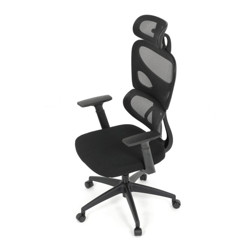 Kancelářská židle, houpací mechanismus, černá, KA-K2080 BK