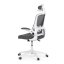 Kancelářská židle, houpací mechanismus, šedá síťovina, KA-Q843 GREY