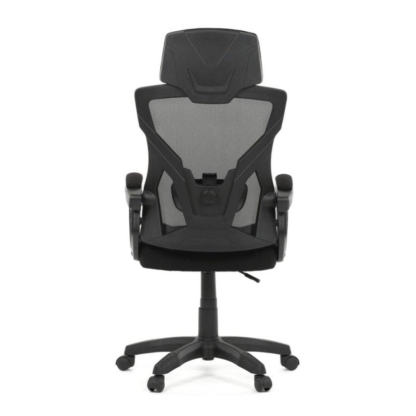 Kancelářské křeslo, výškově nastavitelná, černá látka, KA-R223 BK