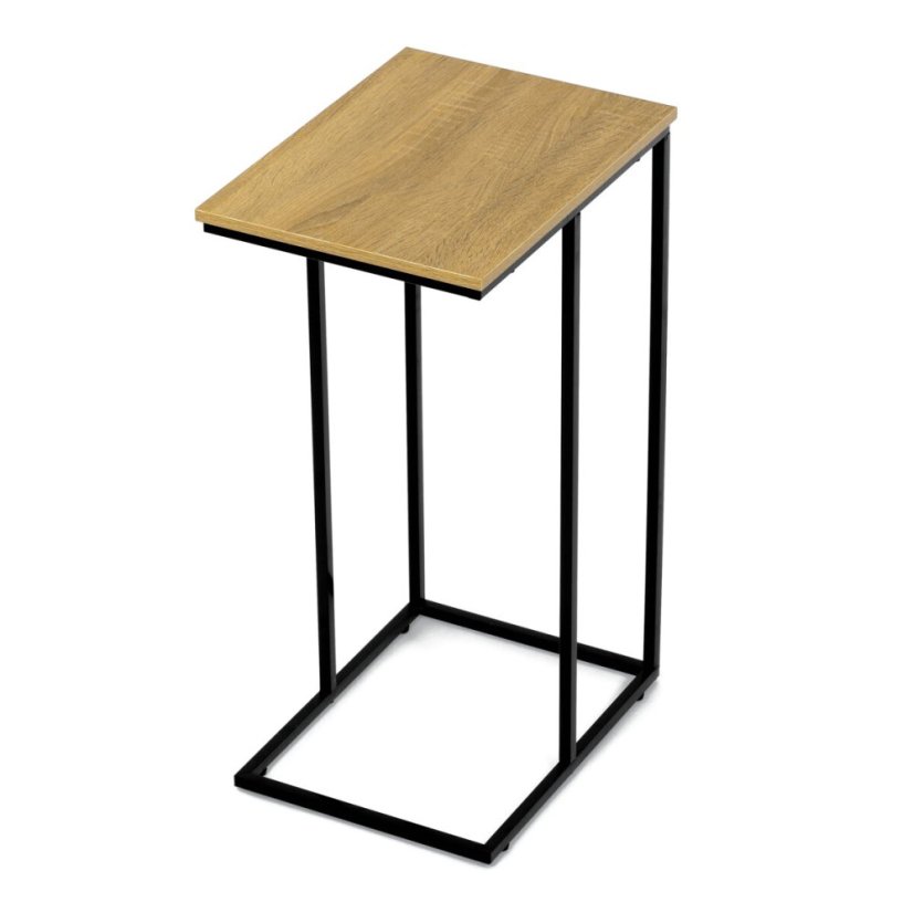 Odkládací stolek 30x40x66cm, mdf, divoký dub, CT-G1040 OAK