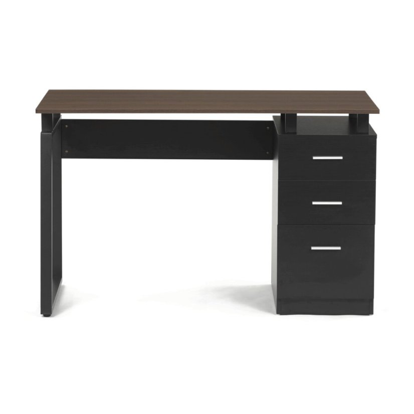 Kancelářský stůl 120x60cm, melamin, ořech, APC-3218 OAK