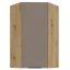 Horní rohová skříňka, sandgrau/dub artisan, FRISBO 60x60 GN-108 1F
