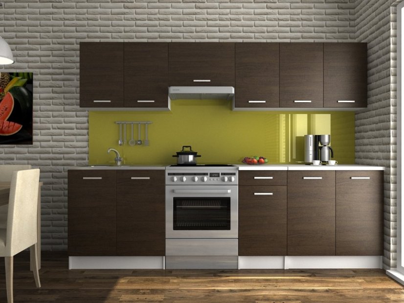 Kuchyňská linka LUSSI 260 wenge Kuchyňská linka LUSSI 260 wenge