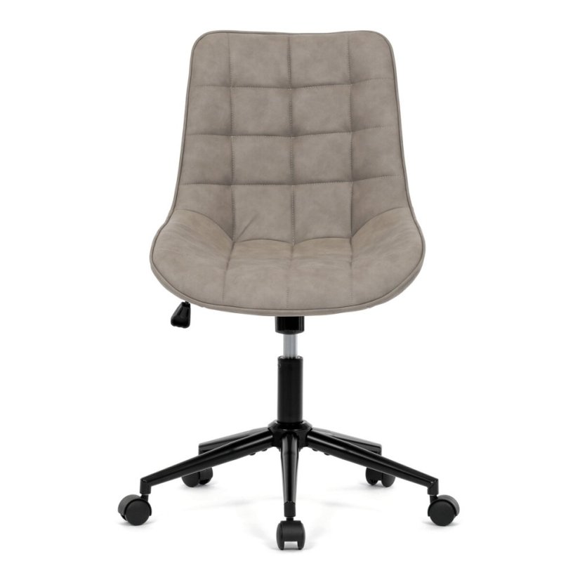 Pracovní židle, výškově nastavitelná, béžová látka, KA-V3120 LAN3