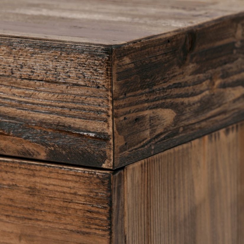 Konferenční stolek 120x60x48cm, masiv, old wood, AHG-536 PINE