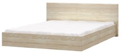 Postel ALESSIA 160x200cm dub sonoma DOPRODEJ