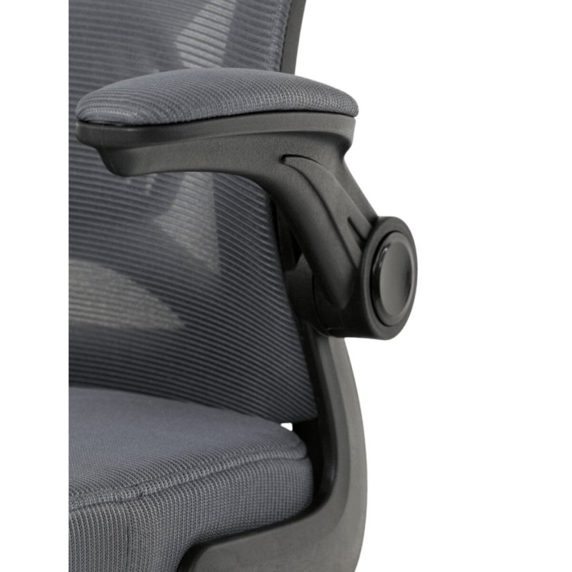 Kancelářská židle, houpací mechanismus, šedá, KA-K2021 GREY