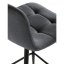 Barová židle, šedá, látka,AUB-X7015 GREY2