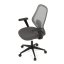 Kancelářská židle, houpací mechanismus, šedá síťovina, KA-V3149 GREY