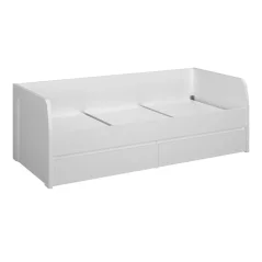 Postel 2S, 90x200 bílá ERODIN (206,4 x 94,4) cm