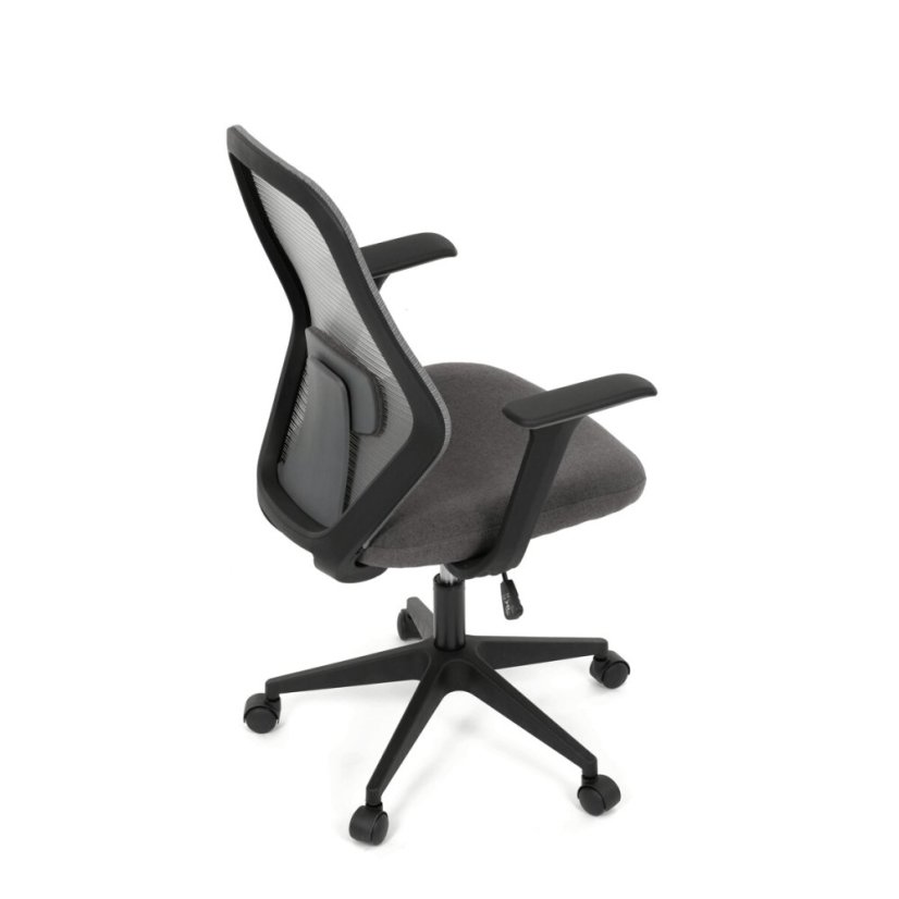 Kancelářská židle, houpací mechanismus, šedá síťovina, KA-V3149 GREY