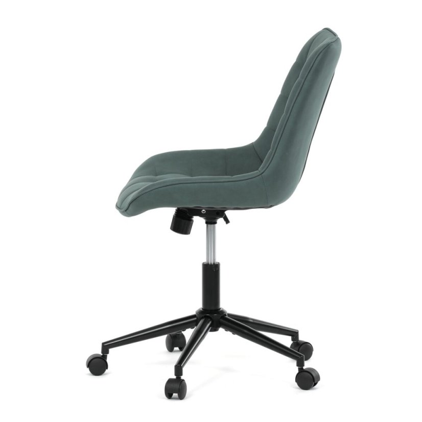 Pracovní židle, výškově nastavitelná, zelená látka, KA-V3120 GRN3