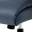 Kancelářské křeslo, houpací mechanismus, modrá ekokůže, KA-Y346 BLUE