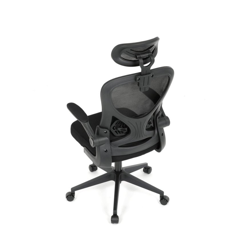 Kancelářská židle, houpací mechanismus, černá, KA-K2021 BK