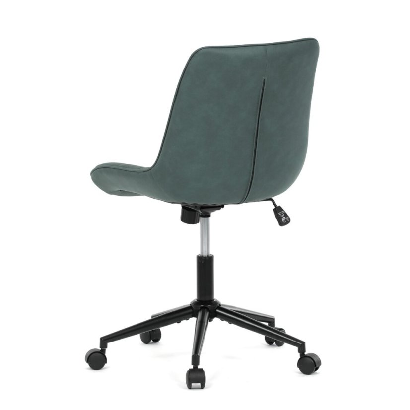 Pracovní židle, výškově nastavitelná, zelená látka, KA-V3120 GRN3