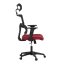 Kancelářská židle, houpací mechanismus, červená síťovina, KA-B1025 BOR