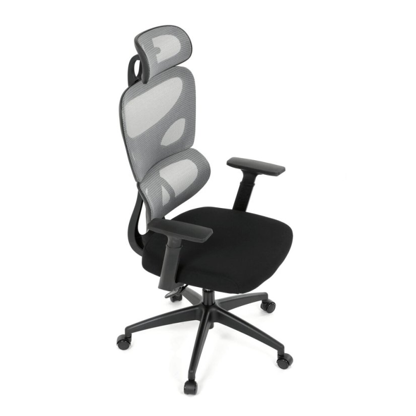 Kancelářská židle, houpací mechanismus, šedá, KA-K2080 GREY