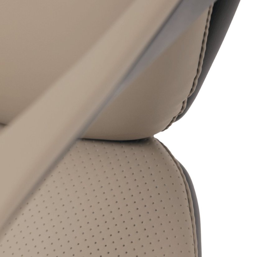 Kancelářské křeslo, houpací mechanismus, šedá ekokůže, KA-T8426 GREY