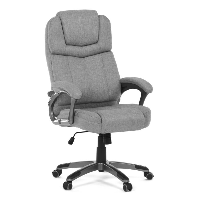 Kancelářské křeslo, houpací mechanismus, šedá látka, KA-C715 GREY2