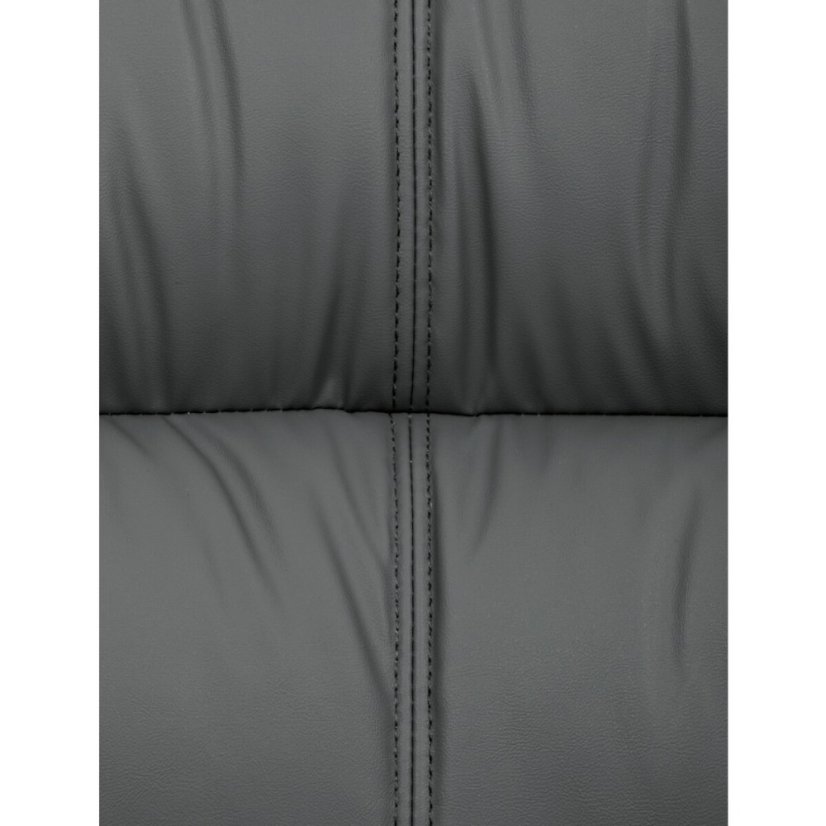 Kancelářské křeslo, houpací mechanismus, šedá ekokůže, KA-Y346 GREY