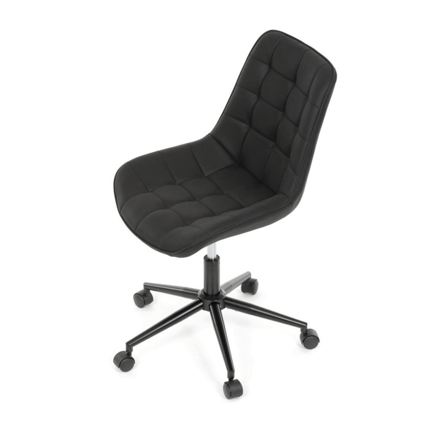 Pracovní židle, výškově nastavitelná, černá látka, KA-V3120 BK3