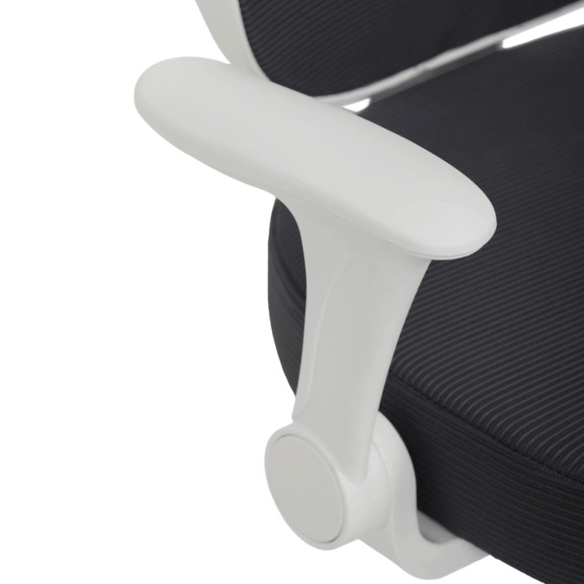 Dětská židle, výškově nastavitelná, šedá síťovina, KA-K1062 GREY