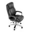 Kancelářské křeslo, houpací mechanismus, šedá ekokůže, KA-F1385 GREY