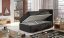 Kontinentální postel Boxspring RICCO černá 90x200cm - Vyberte rozměry: 90x200cm
