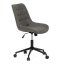 Pracovní židle, výškově nastavitelná, šedá látka, KA-V3120 GREY3