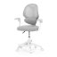 Dětská židle, výškově nastavitelná, šedá síťovina, KA-W8008 GREY