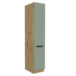 Vysoká skříňka, aquamarine/dub artisan, ARSANY 40 DK-210 2F