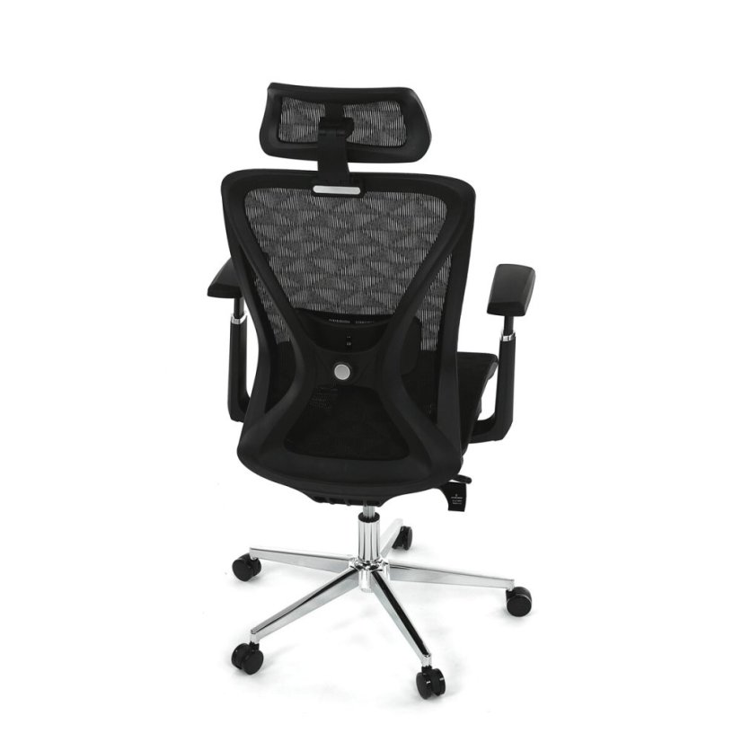 Kancelářská židle, synchronní mechanismus, černá síťovina, KA-S258 BK