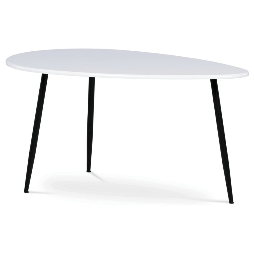 Odkládací stolek 100x60x50cm, mdf, bílá, AF-3012 WT - materiál: dřevo