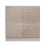 Dolní skříňka D 80 ZL LINE, dub sonoma/bílá (80 x 82) cm