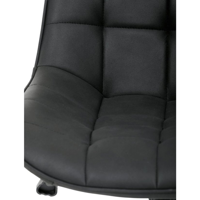Pracovní židle, výškově nastavitelná, černá látka, KA-V3120 BK3