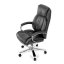 Kancelářské křeslo, houpací mechanismus, šedá ekokůže, KA-F1385 GREY
