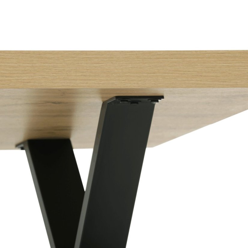 Jídelní stůl 180x90cm, lamino, dub, HT-R5316 OAK
