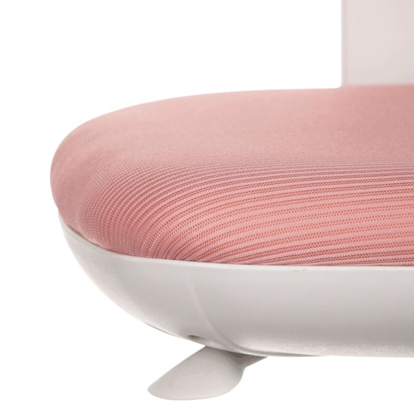 Dětská židle, výškově nastavitelná, růžová síťovina, KA-C801 PINK