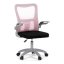 Dětská židle, výškově nastavitelná, růžová síťovina, KA-K2008 PINK