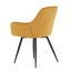 Jídelní židle, žlutá, sametová látka, DCH-421 YEL4