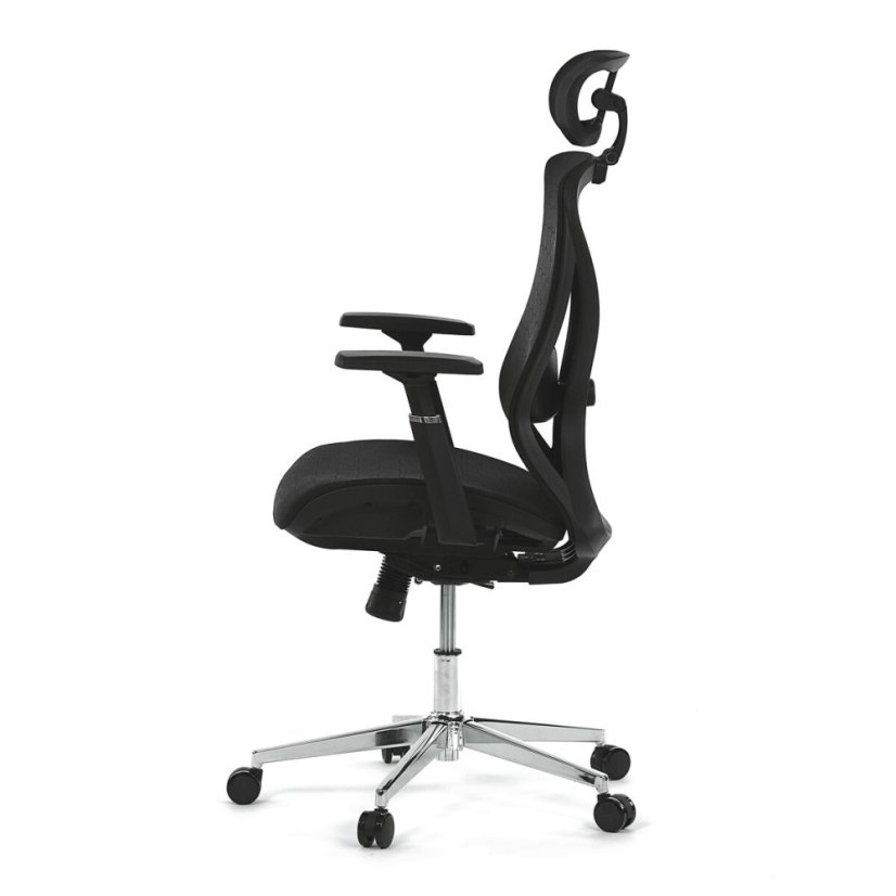 Kancelářská židle, synchronní mechanismus, černá síťovina, KA-S258 BK