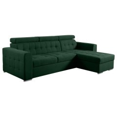 Rozkládací rohová sedačka TARGET (265 x 175) cm – rozklad a úložný prostor