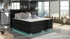 Kontinentální postel Boxspring MADEIRA černá