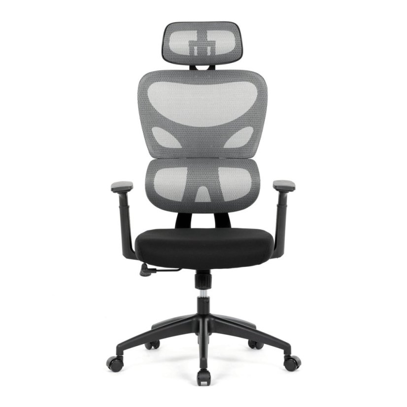 Kancelářská židle, houpací mechanismus, šedá, KA-K2080 GREY