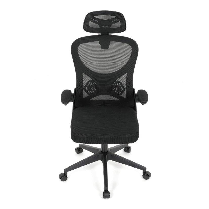 Kancelářská židle, houpací mechanismus, černá, KA-K2021 BK
